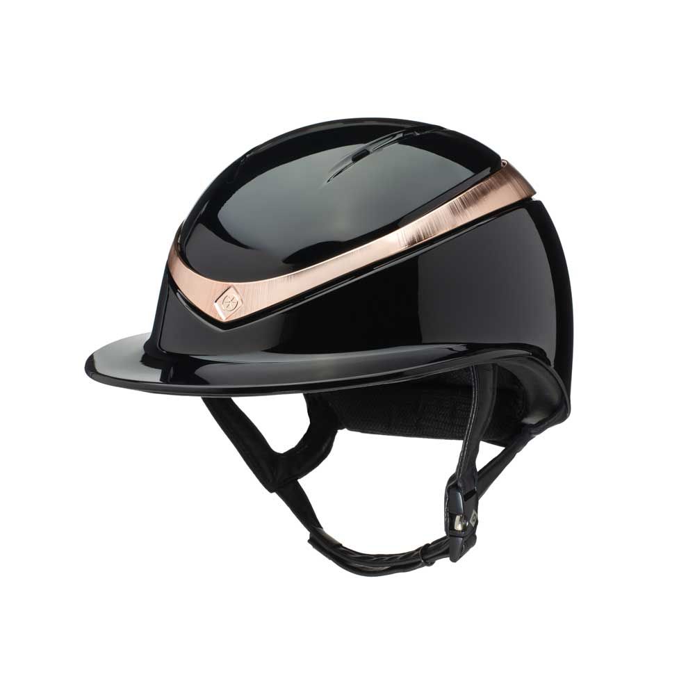 Charles Owen Halo Luxe Gloss Riding Helmet - Childrens sizes