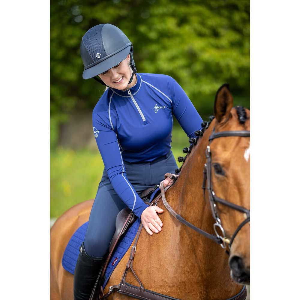 Charles Owen SP8+ Leather Look Riding Helmet - Adult sizes