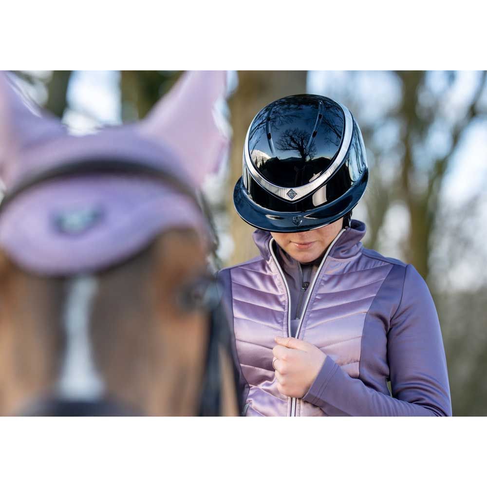 Charles Owen Halo Luxe Gloss Riding Helmet - Childrens sizes