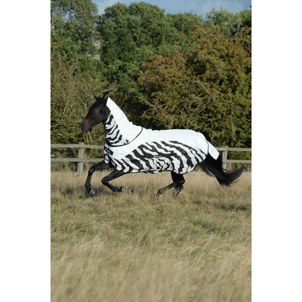 Bucas - Buzz-Off Zebra Rain & Neck Rug - 535