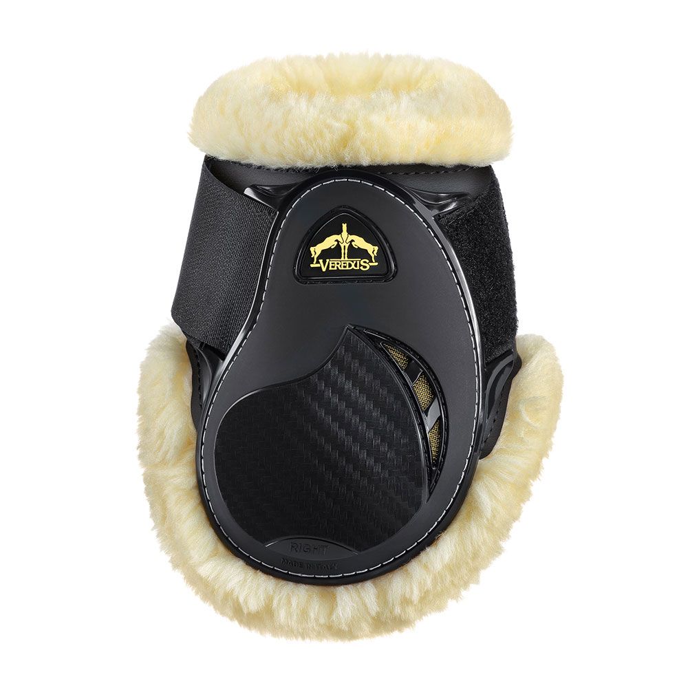 Veredus - Young Jump Kevlar Vento Fetlock Boot - Artificial Sheepskin