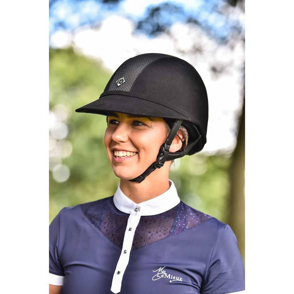 Charles Owen SP8+ Suede Riding Helmet - Adult sizes