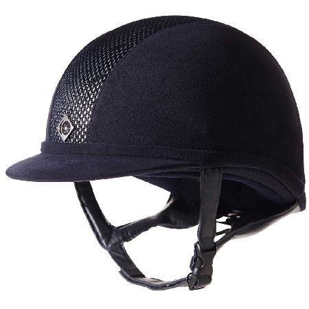 Charles Owen Ayr8+ Suede Riding Helmet - Childrens sizes