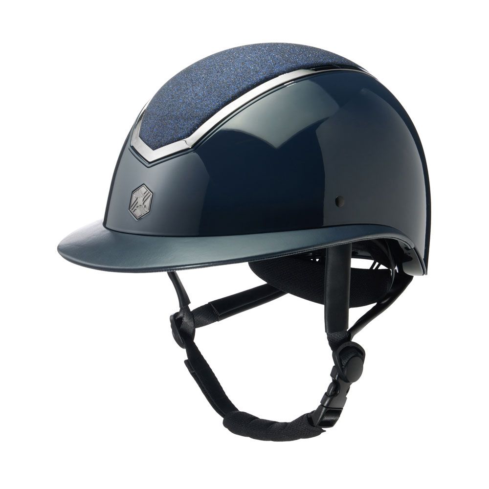 Charles Owen EQX Kylo Gloss MIPS Wide Peak Riding Helmet - Childrens sizes