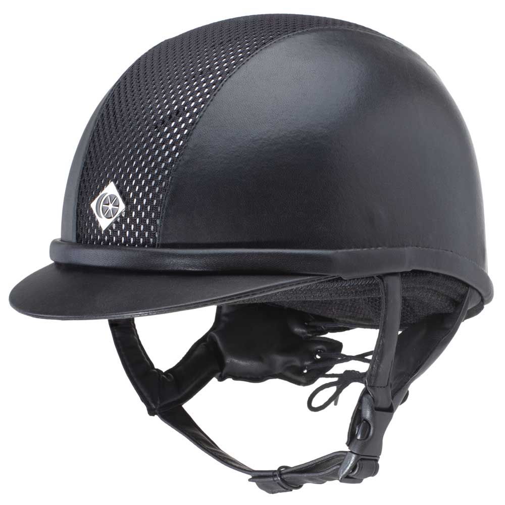 Charles Owen Ayr8+ Leather Look Riding Helmet - Adult sizes